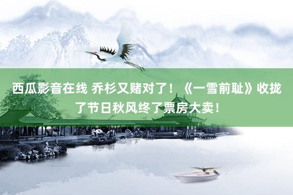 西瓜影音在线 乔杉又赌对了！《一雪前耻》收拢了节日秋风终了票房大卖！