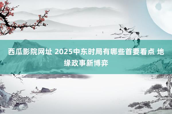 西瓜影院网址 2025中东时局有哪些首要看点 地缘政事新博弈