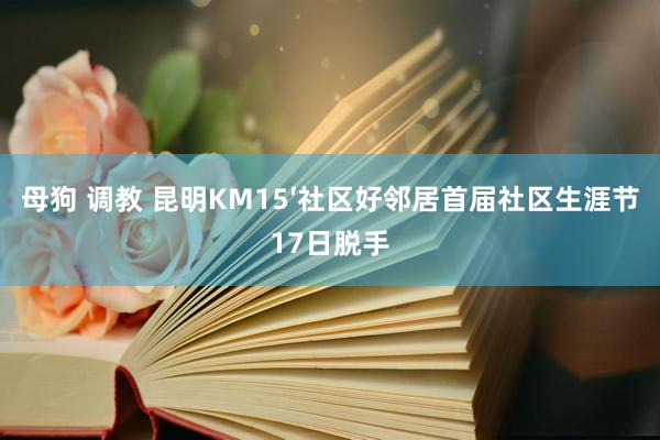 母狗 调教 昆明KM15′社区好邻居首届社区生涯节17日脱手