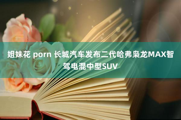 姐妹花 porn 长城汽车发布二代哈弗枭龙MAX智驾电混中型SUV
